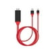 thumbnail image 1 of Cable Genérico Lightning A Hdmi Negro 2m - 2574, 1 of 1