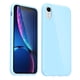 thumbnail image 1 of Funda de silicona Svanove para iPhone XR de 6.1 pulgadas, color azul claro, 1 of 7