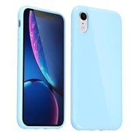 Funda De Silicona Svanove Para Iphone Xr De 6.1 Pulgadas, Color Azul Claro