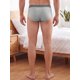 thumbnail image 3 of INSPIRE CHIC Bóxers para Hombre de Color Sólido con Cintura Elástica Suave, Cómoda y Transpirable 36 Gris Claro, 3 of 5