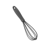 Magideal - Utensilio De De Silicona Manual Herramienta De Cocina Con Suave Alambre De Material Acero Inoxidable Utensilios De Cocina Antiarañazos Agitador , Gris