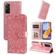 thumbnail image 3 of Funda tipo cartera FOXDOCK para Xiaomi Redmi Note 12 Pro 4G , diseño girasol en relieve, cuero PU, cierre magnético, soporte y tarjetero, 3 of 5