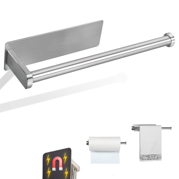 Soporte Magnético Para Toallas De Papel De Acero Para Refrigerador De Cocina