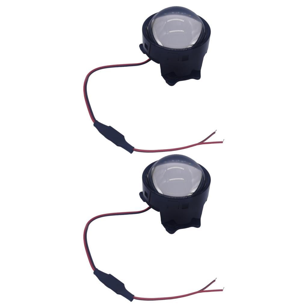 Magideal - 2 Piezas De Luces Led Dinámicas Genéricas Para Automóviles, Accesorios Para Automóviles, 5-24 V, Delanteros Dinámicos De 3 Pulgadas Fáciles De