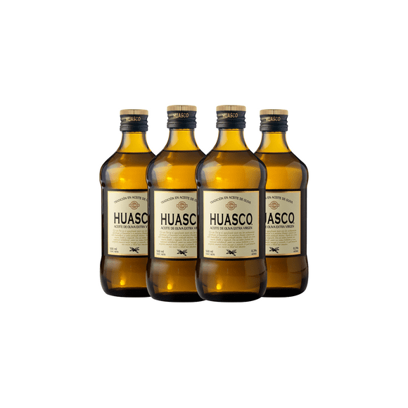 Aceite Oliva Extra Virgen Huasco 4 x 500 ml
