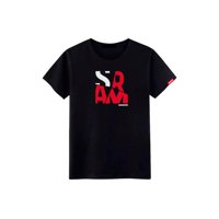 Polera Sram Manga Corta Fragments Negro