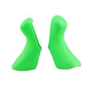 Ioensy - 2 Piezas De Cubierta De Palanca De Cambios De Bicicleta Antideslizante De Silicona Para Palancas De Freno De Bicicleta, Color Verde