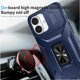 thumbnail image 5 of Funda Armada para iPhone 16 Plus con Tapa Deslizante y Soporte Magnético Giratorio Azul, 5 of 5