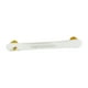 thumbnail image 1 of Zapatero Montado En La Pared, Soporte Para Zapatillas, Toallero Para Pared, Entrada, Baño, Color Crema, Blanco Y Dorado, 28cm, 1 of 5
