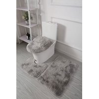Angeles Del Hogar - Set De Baño Peludo 3 Piezas