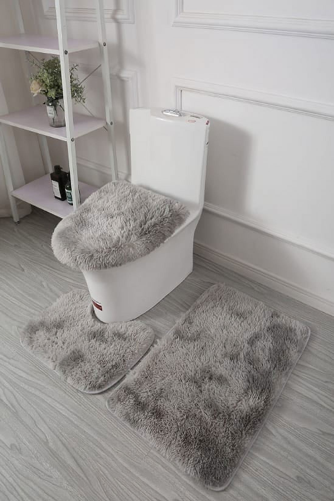 Angeles Del Hogar - Set De Baño Peludo 3 Piezas