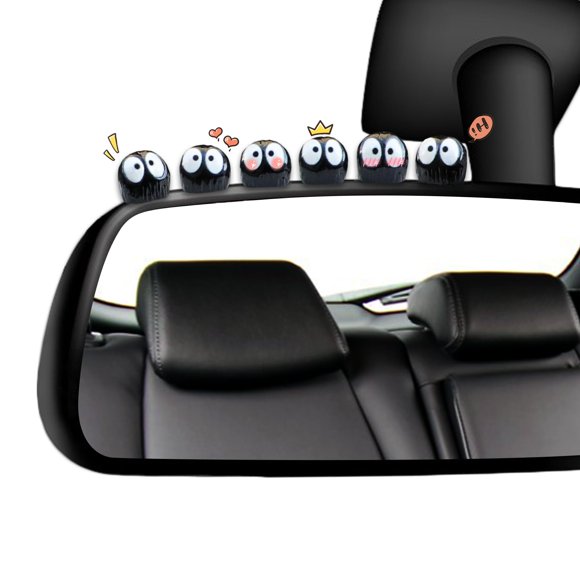 Decoración para coche RAPUDA - 35 piezas de sprites de hollín negros