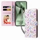 thumbnail image 2 of FOXDOCK Funda Tipo Cartera Floral para Google Pixel 9/9 Pro ,Funda con Tapa de Cuero PU, Protección Antigolpes con Ranuras para Tarjetas y Soporte, 2 of 6