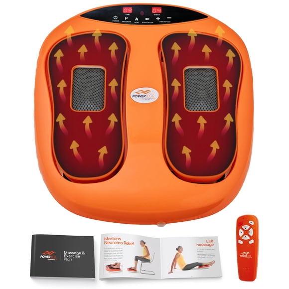 Masajeador De Pies Powerfit Power Legs Eléctrico Con Calefacción Y Control Remoto