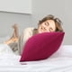 thumbnail image 3 of REGALWOVEN 2 Paquete de Fundas de Almohada de Algodón Egipcio con Cierre de Cremallera Estándar Fucsia, 3 of 7