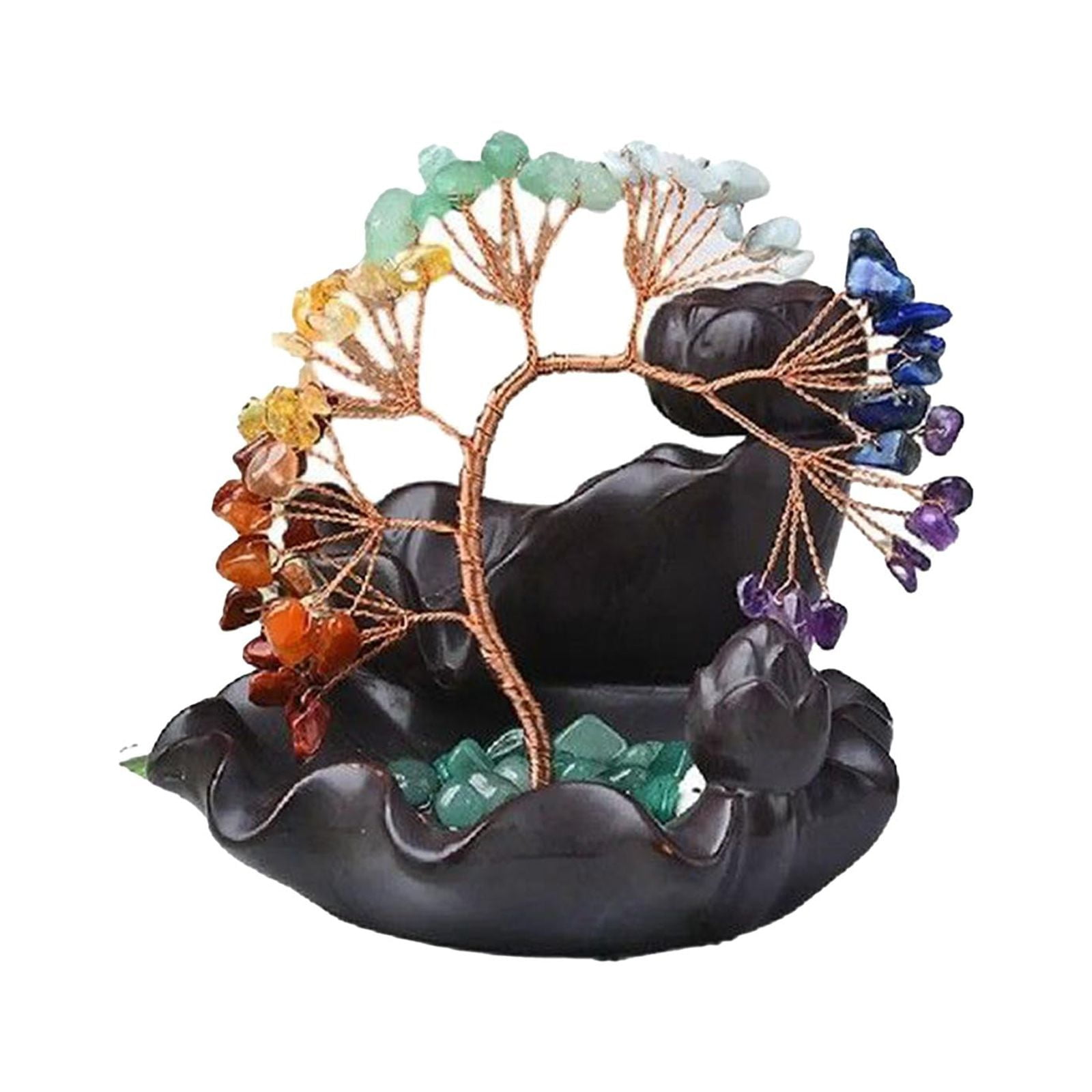 Magideal - Quemador De Incienso En Cascada, Colección De Soporte De Incienso, Decoración De Incienso De Reflujo Para Sala De Estar, Centros De Mesa, Decoración , Multicolor