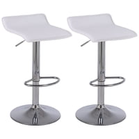 Novahus - Pack De 2 Pisos De Bar Ajustables Blanco
