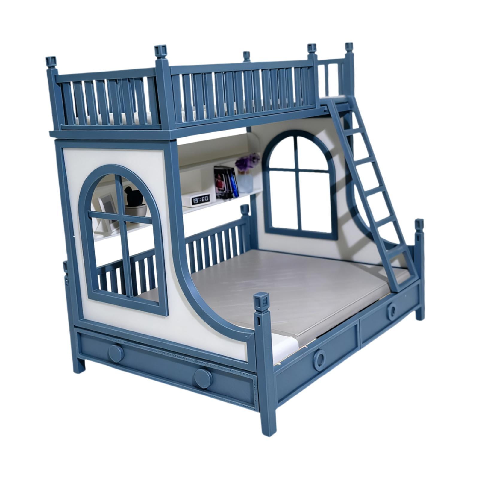 Bothyi - Litera A Escala 1:12 Con Escalera, Moderna, Para Dormitorio, Decoración Del Hogar, Accesorios A Juego.