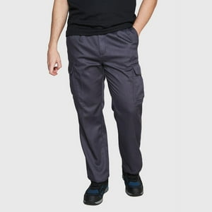 Jayson - Pantalón Cargo Forro Polar Hombre Gris Oscuro 64