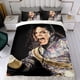 thumbnail image 4 of MICHAEL JACKSON Conjunto de sábanas temático, trío de piezas, cómodo y amigable con la piel, diseño único, regalo de decoración para el hogar para familiares, amigos y fans,140X210cm, 4 of 6