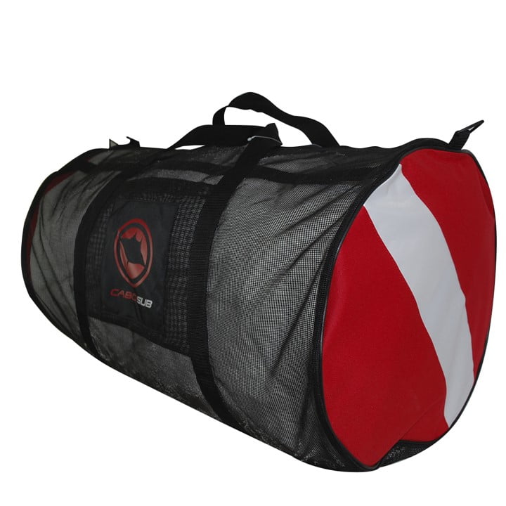 Cabosub - Bolso De Buceo Modelo : Malla Apnea Grande.