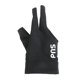 thumbnail image 1 of Spandex Negro Pro Jugador De Billar Guante Taco De Billar Mano Derecha Tres Dedos, 1 of 3