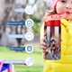 thumbnail image 5 of HamburglarBotella de Agua con Tapa Pop Top de Un Toque, Acero Inoxidable, a Prueba de Fugas, para Deportes, Botella Infantil rosa 12 oz, 5 of 6