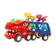 thumbnail image 4 of Camiones De Juguete, Juego De Dinosaurios, Figura De Dinosaurio, Juguetes Para Niños, T Rex Preescolar Con 4 Coches, 4 of 5