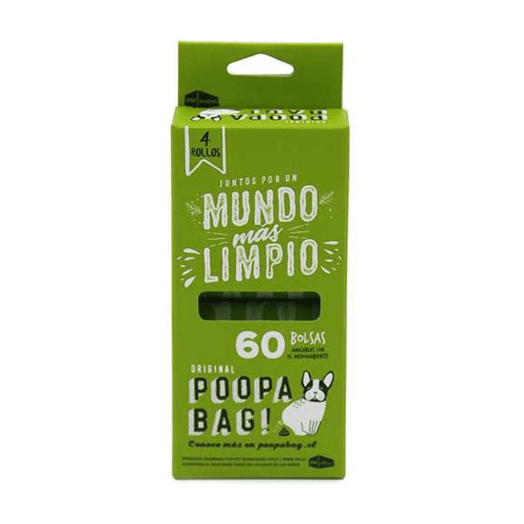 Bolsas Biodegradables Perro/gato (4 Rollos) - Poopa Bag