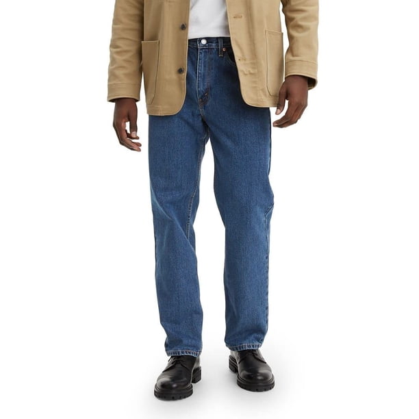 Vaqueros Levi's 550 Relaxed Fit para hombre, tamaño mediano, lavados a la piedra, 38 de ancho x 30 litros