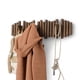 thumbnail image 1 of Perchero Umbra Picket Walnut de pared con 8 ganchos, 1 of 7