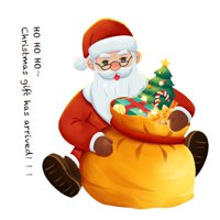 Magideal - Pegatinas De Baño/Inodoro, Pegatinas De Pared Navideñas, Pegatinas De Pared Navideñas, Pegatinas De Ventana Para Decoración De Fiestas, Regalos Navide Estilo D