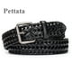 thumbnail image 4 of Pettata Fashion Men's Braided Belt Leather Strap For Jeans, 4 of 4