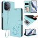 thumbnail image 2 of Xiaomi Redmi 15C 4G/5G Funda Billetera con Estampado de Gato, Verde Claro, 2 of 6