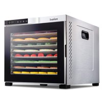 Deshidratador De Alimentos Ivation, 10 Bandejas, 1000 W, Con Temporizador Y Control De Temperatura