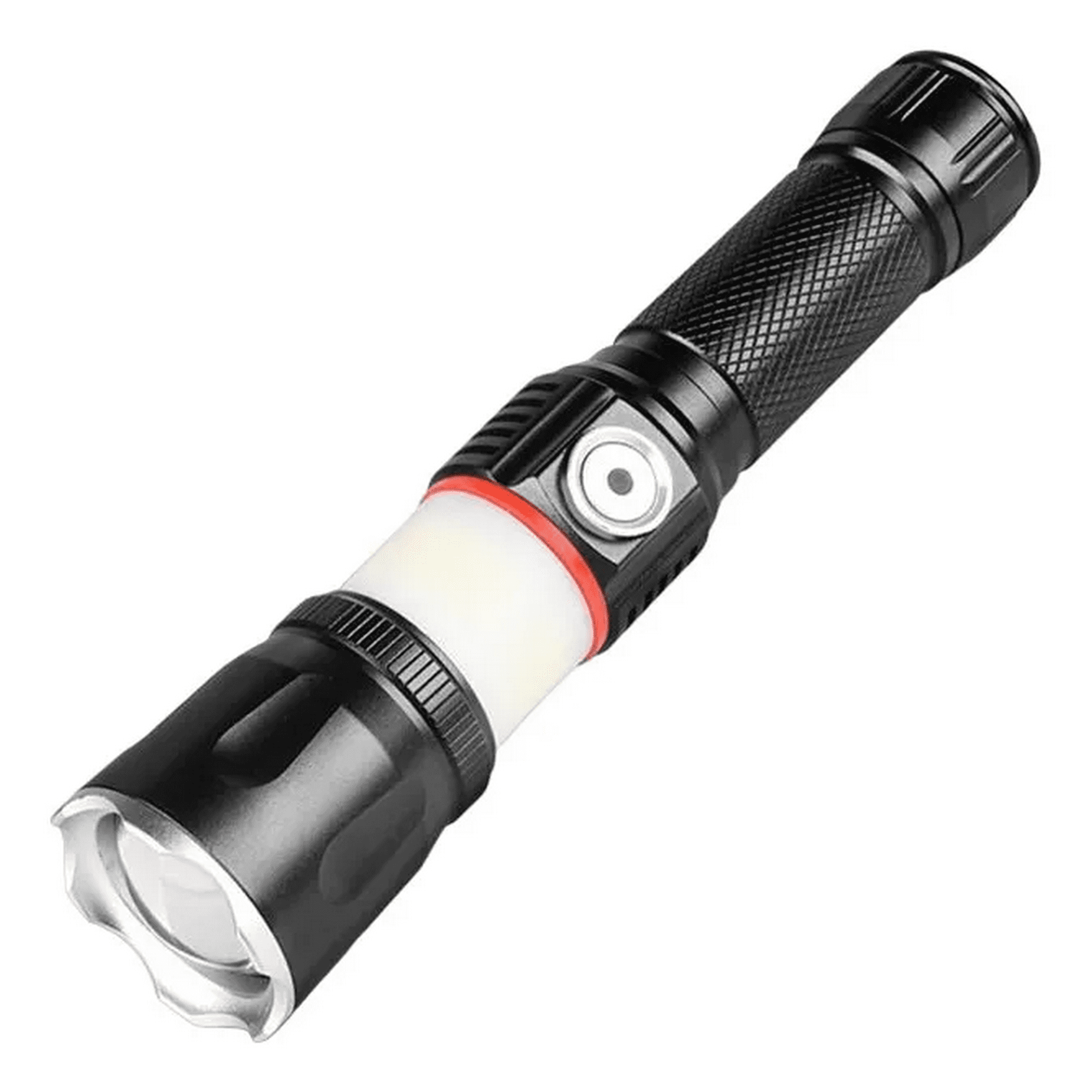 Genérico - Linterna Manual Recargable Led Flashlight 360°multifuncional