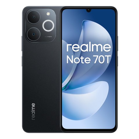 Smartphone Realme Note 70T 4G 4+64 Gb 6.75"" Cámara De 32 Mp