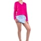 thumbnail image 1 of Sweater Mujer Cardigan Botones Otoño Cuello V Diseño 6009, 1 of 5