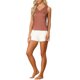 thumbnail image 2 of INSPIRE CHIC Camisola de Satén para Mujer sin Mangas con Escote en V, Top Sedoso con Tirantes Anchos, Blusa Elegante para Dormir y Descansar L Rojo Ladrillo, 2 of 6