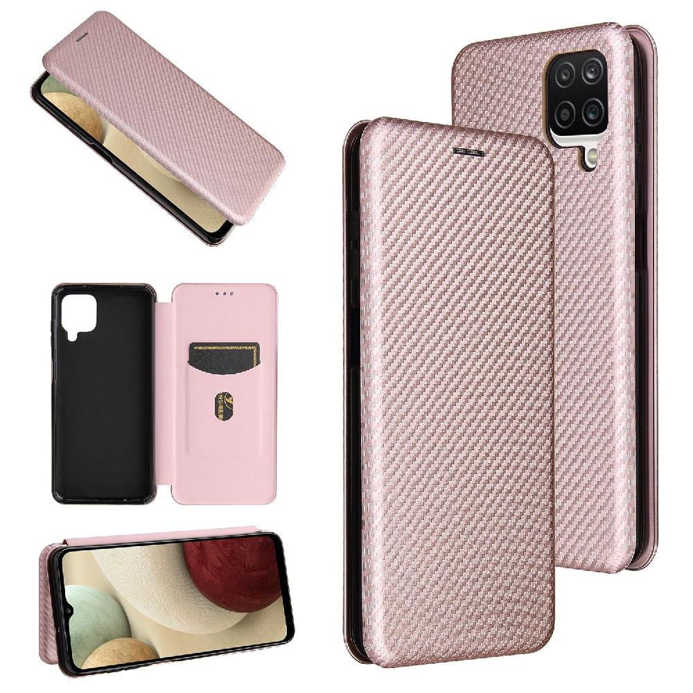 Funda Flip Para Foxdock Samsung Galaxy A12（m12） - Funda Magnética De Negocios, Funda Protectora Delgada