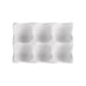 thumbnail image 5 of Bandeja Para Huevos Con 6 Agujeros, Dispensador De Huevos Antideslizante Duradero Para Encimera, Cocina, Hogar, Blanco, 5 of 5