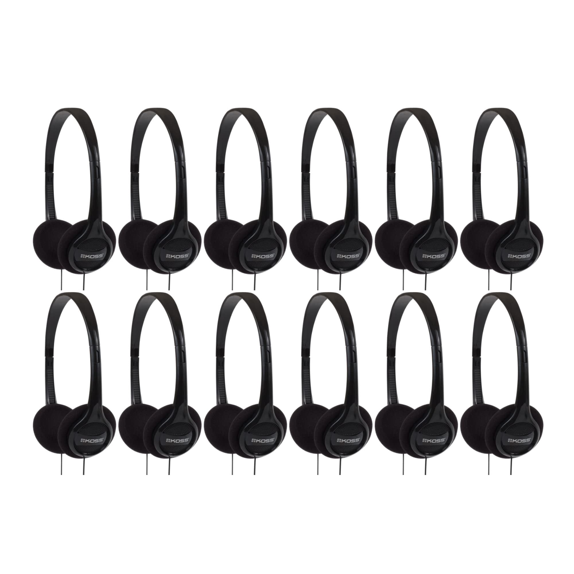 Headphones Koss, Estéreo Portátil, Paquete De 12 Unidades Con Conector De 3,5 Mm