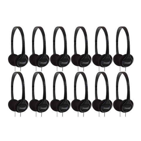 Headphones Koss, Estéreo Portátil, Paquete De 12 Unidades