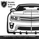 thumbnail image 3 of Portallaves MOOH de metal con 6 ganchos Camaro 2014 negro, 3 of 8