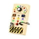 thumbnail image 5 of LED Busy Board Tablero Sensorial De Madera LED Portátil Para Niños En Edad Preescolar, 5 of 5