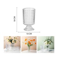 Xianzhu - Jarrón De Vidrio Grueso 18 X 10 Cm