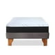 thumbnail image 3 of Cama Europea Zen Pro Colchon Resortes 1.5 Plaza Base Dividida Tela Gris, 3 of 6