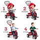 thumbnail image 2 of Radio Tricycle Flyer Ultimate All-Terrain Stroll 'N Trike, color rojo, 2 of 9