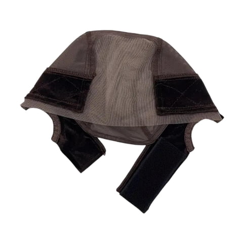 Ioensy - Redecilla Compacta Para Peluca, Malla Para El Cabello, Ideal Para Cumpleaños, Viajes Y Exteriores, Color Marrón