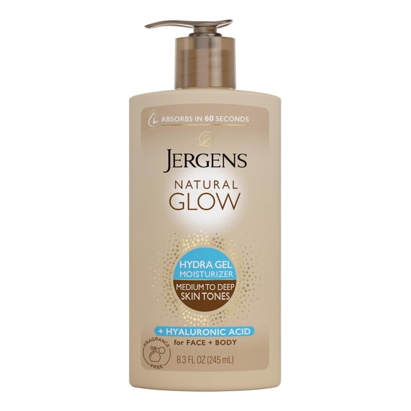 Humectante Jergens Natural Glow Hydra Gel Autobronceador 245 mL
